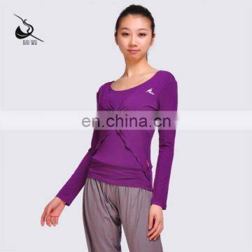 11111411 Viscose Spandex Fashion Yoga Top