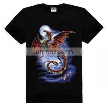 Dragon print sexy t shirts for men,t shirts for men