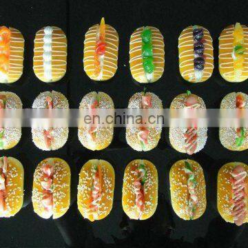 Simulation Food Fridge Magnet/Artificial fake bread resin Fridge Magnets MF-0005