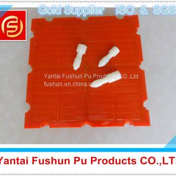 0.1-0.3mm Hole Polyurethane Mining Screen Mesh photo-2