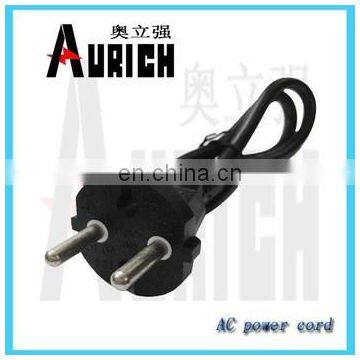 3 Core 2.5mm Flexible Wire European Brass Plug Plug Insert Power Cable Xbox 360 Power Cord 2 Prong photo-5