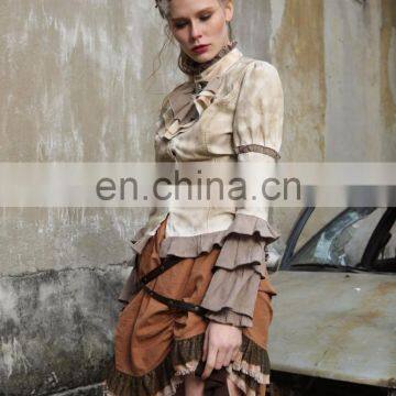 Steampunk Style Puffed Short Skirt by RQBL photo-4