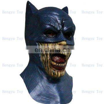 2013 Adult Full Head Latex Batman Costume & cro Latex Batman mask Costume for Christmas