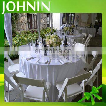 Wholesale professional custom fashion design plain wedding round table cloth