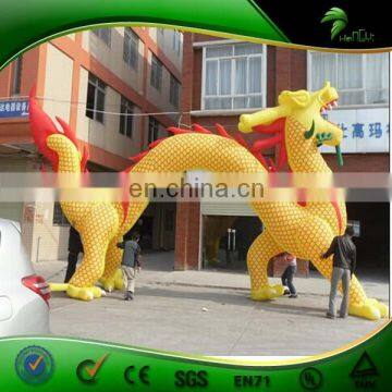 Promotional Gaint Customized Inflatable Chinese Dragon Arch