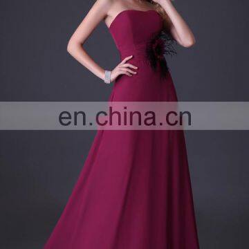 Strapless Formal Long Evening Dress Grace Karin A-line Floor Length Evening Gowns CL3436 photo-3
