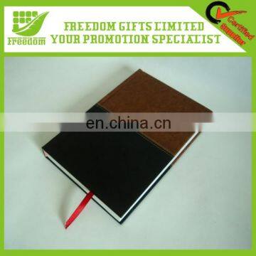 High Quality Customised Logo Printed Promotional PU Leather Notebook