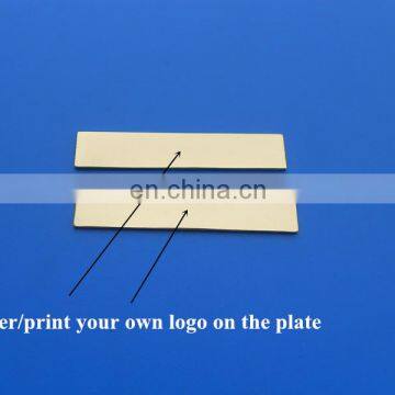 gold tone sublimation metal plate