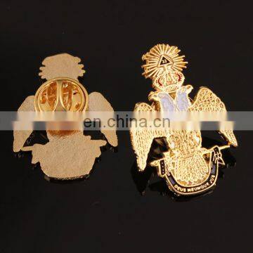 High quality metal masonic name badge