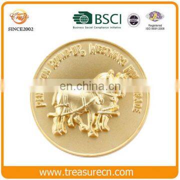 New design professional OEM/ODM souvenir coin, custom made gold plated coin