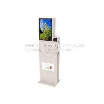 Self service free standing 17 inch touch screen mobile charging station
