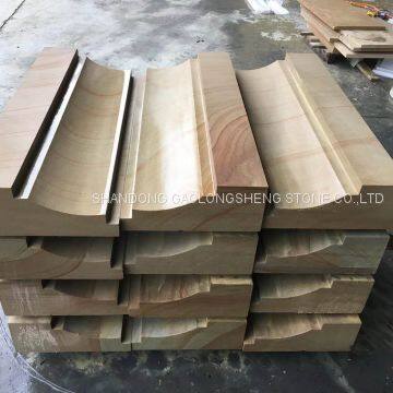 Yellow Rainbow Sandstone, Yellow Landscaping Sandstone,yellow Teak Wood Sanstone, Yellow Wooden Sandstone photo-4
