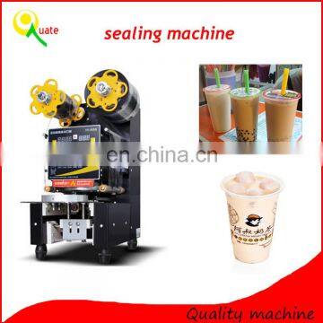 2017 automatic liquid filling sealing machine/automatic plastic cup form fill seal machine/automatic tin can sealing machine