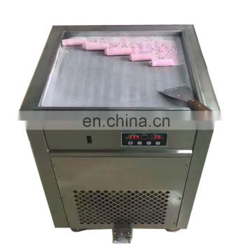 Food hygiene design fried ice roll machine,commercial soft ice cream making yogurt machine lower price