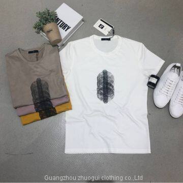 Men’s fashion design new style T-shirt clothing from factory2019 fashion style sink cotton T-shirt