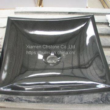 China Black Granite Sinks,Black Granite Sinks, Nature Stone Wash Basin