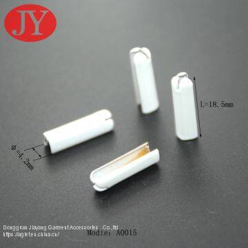 Dongguan Jiayang Engraved Custom Lace Locks Metal Tip Cotton Draw Cord photo-2