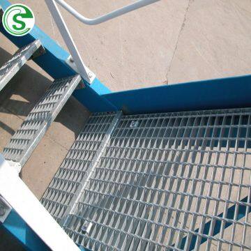 Steel bar grating welded stair tread plates