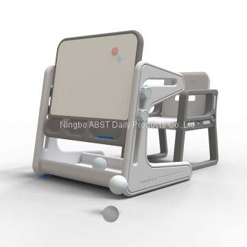 Wholesale Children Multifunction Indoor Furniture Desk&Chair Set Kids Chair Kids Educational Drawing Board Desk Chair Furniture photo-2