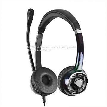 China Beien FC22 RJ Business Telephone Headset for Call Center Customer Service Multimedia Teaching Headset