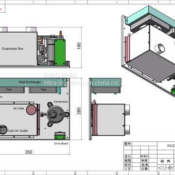 AlphaCooler Creating Maximum Efficiency With Minimal Power Requirement For Air Cooling System With Rotary Compressor