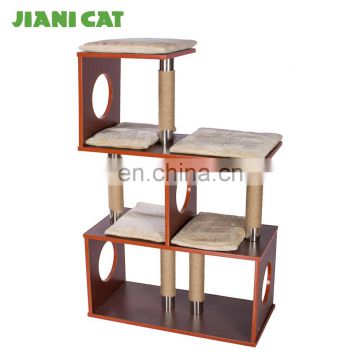 luxurious wooden sisal wholesale cat tree