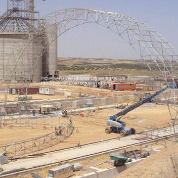 Security Structure Bolt Ball Connecting Space Frame Dome Coal Storage photo-5