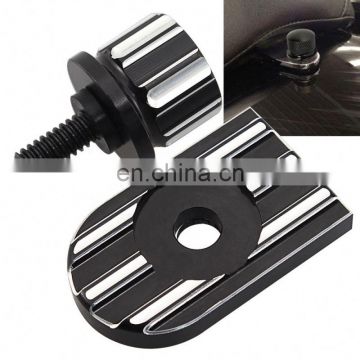 Motorcycle Seat Bolt Screw Mount Knob Cover For Harley Sportster Dyna Touring Ultra Fatboy Road King Softail Softail FLHR FLHX