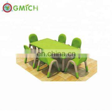 Kindergarten Furniture Baby Kids Study Plastic Table Desk and Chair photo-3