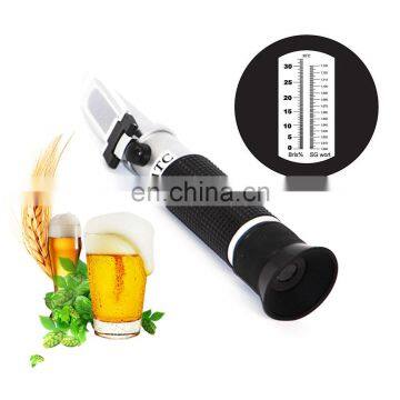 LH-P113 ABS 2 In 1 Multi Wine/Oe Brix Aluminium Material Refractometer Refrattometru photo-2