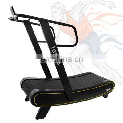 Excellent quality non motorized  curved treadmill home use treadmill unpowered running machine Fitness Equipment