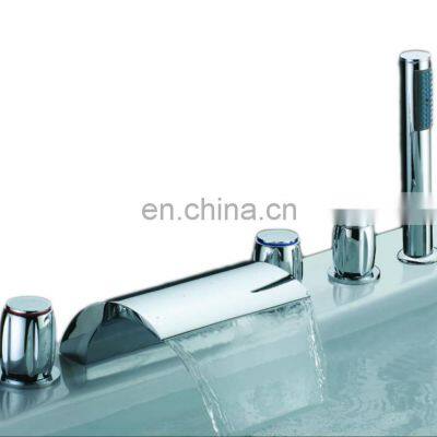 Hydromassage Spa Hand Shower Bathtub Cold Warm Water Hot Tub Mixer Waterfall Faucet Basin Mixer Tap