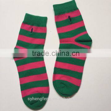 2015 Hot Saling Women Bright-coloured Socks Stripe Sock photo-2