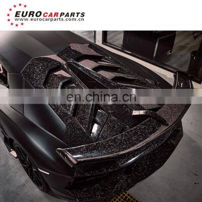 High Quality LP700 LP720 SVJ Forged Carbon Fiber Kit for LP700 LP720 Carbon Finber Front Bumper Rear Wing and Diffuser photo-4