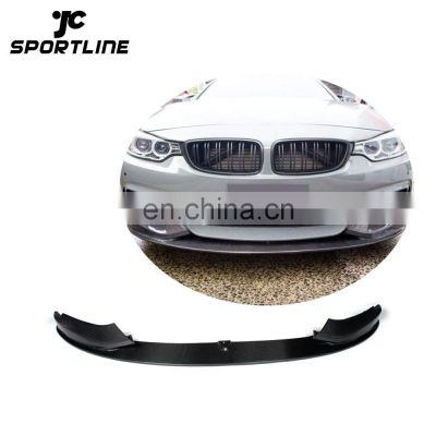 P style F32 M Sport Front Bumper Lip Splitter for BMW 4 Series F32 F33 F36 M Sport M tech 2014-2018