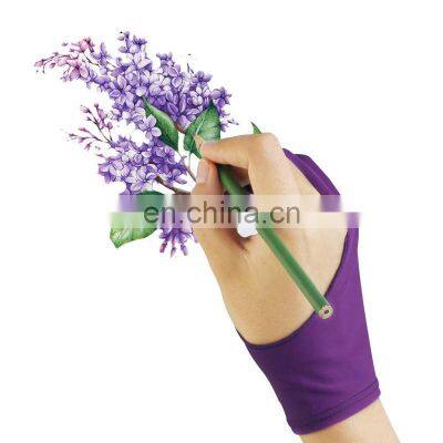 HY Artist Glove Good for Right Hand or Left Hand Paper Sketching Drawing Tablet Gloves Elastic Fiber