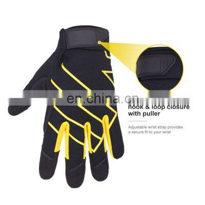 HANDLANDY Durable Vibration Resistant Touch Screen Auto Mechanic Gloves Maintenance Construction Work Gloves