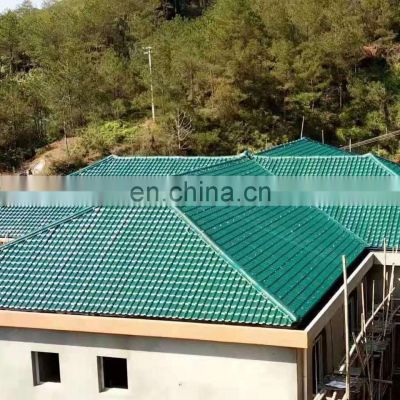 50 years life time easy install ASA coated plastic synthetic resin roof economy roof sheet