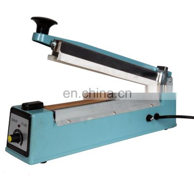 FS-300C Hualian Packing Food Sugar Blade Side Cutter Plastic Bag Impulse Hand Sealer Sealing Machine