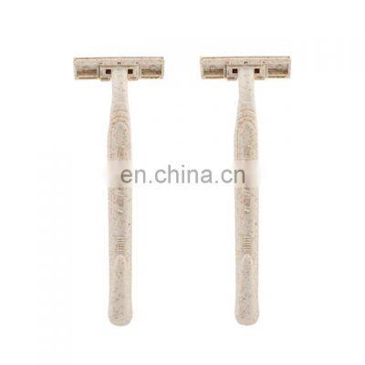 plastic handle  factory wholesale   double blade  disposable razor