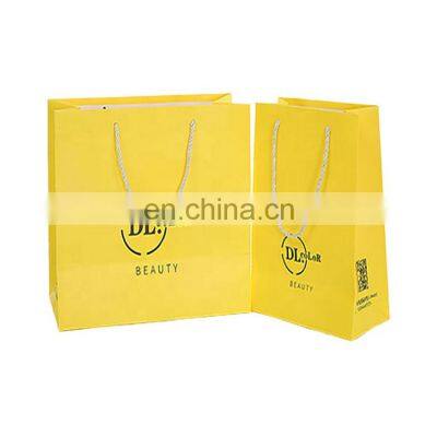 wholesale custom luxury jewelry gift paper shop bag with your own logo