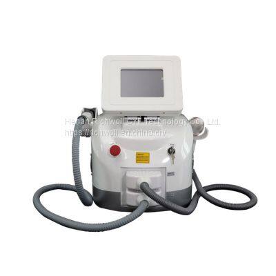 New Products in 2021 Double Handls Opt Ipl Elight nd Yag rf 4 in 1 Laser Hair Tattoo Removal Beauty Machine for Salon photo-2