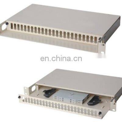 MT-1010 24 PORT fiber optic ODF rack mount sliding type Fiber Optic Patch Panel