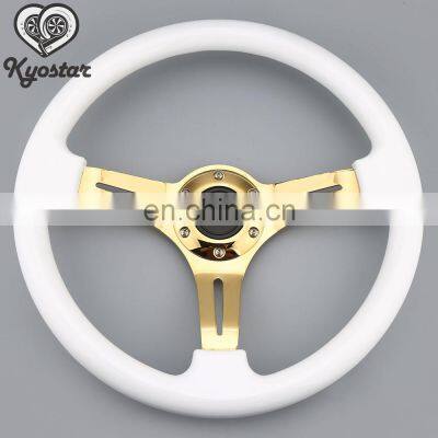 Make in China High Quality PVC Deep Dish White Steering Wheels For Rc Cars Steering Wheel