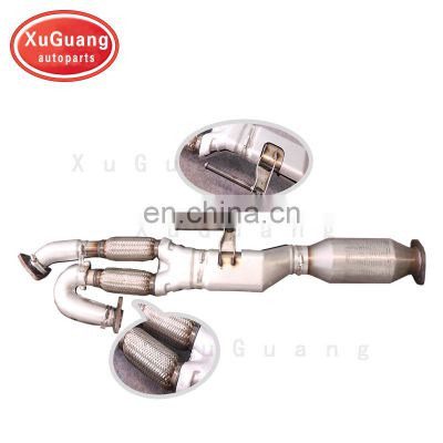 XG-AUTOPARTS Stainless Steel Exhaust Down Pipe Catalytic Converter for  Nissan Teana 2.3