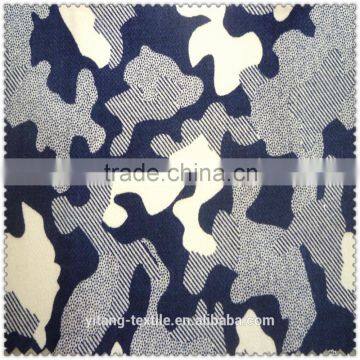 Yellow Camouflage Printed Brushed Fabric photo-5