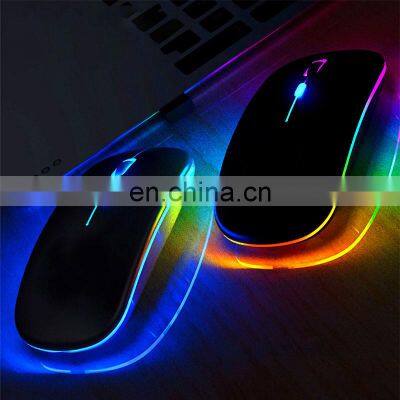 Rechargeable Lithium Battery Colorful 2.4ghz Optical Gaming Wireless Mouse