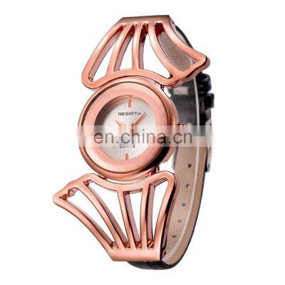 REBIRTH RE008 Fashion Luxury lady Bracelet Watch Quartz Casual & Elegant Good Quality Bangle Wristwatch