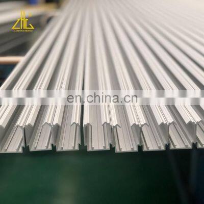 Powder Coating Aluminium Curtain Track Profile Hanging Rail Extrusion photo-2