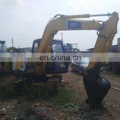 Japan mini crawler excavator , used cheap Kobelco SK60 excavator in China